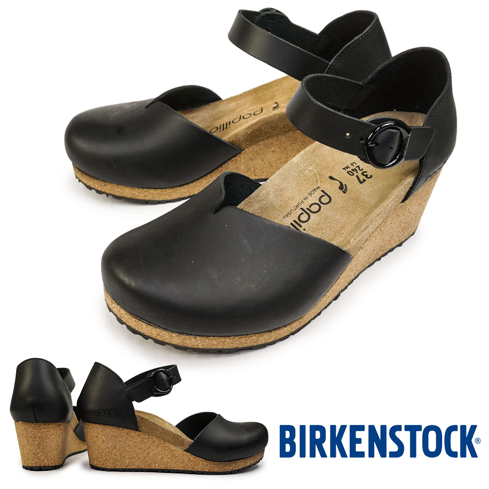 ビルケンシュトック サンダル パピリオ メリー リングバックル レディース ウェッジソール ミュール Birkenstock Papillio Mary