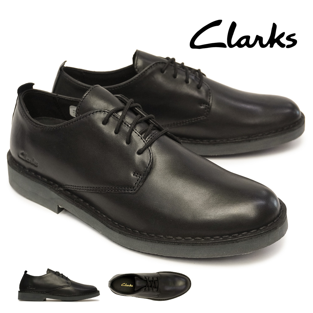 clarks レザーシューズ 革靴 デザートブーツ プレーントゥ 靴 - ドレス