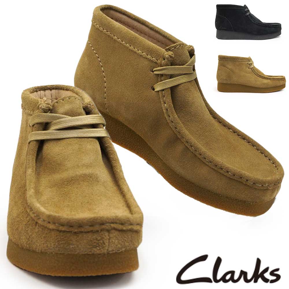 クラークス ワラビー ブーツ レディース 850G ワラビーエヴォブーツ 本革 ショート スエード レザー Clarks WallabeeEVOBt