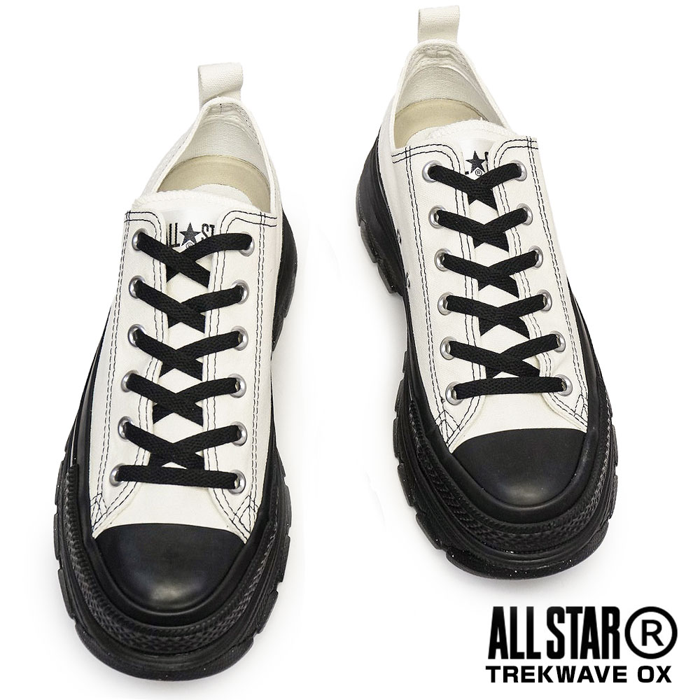 コンバース オールスター アール トレックウエーブ OX 厚底 スニーカー メンズ レディース ローカット シャンクソール CONVERSE ALL  STAR R TREKWAVE OX