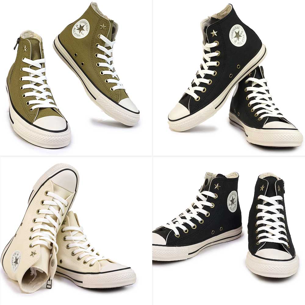 コンバース スニーカー オールスター AG Z HI ハイカット アンティーク メンズ レディース キャンバス サイドジップ CONVERSE ALL  STAR AG Z HI