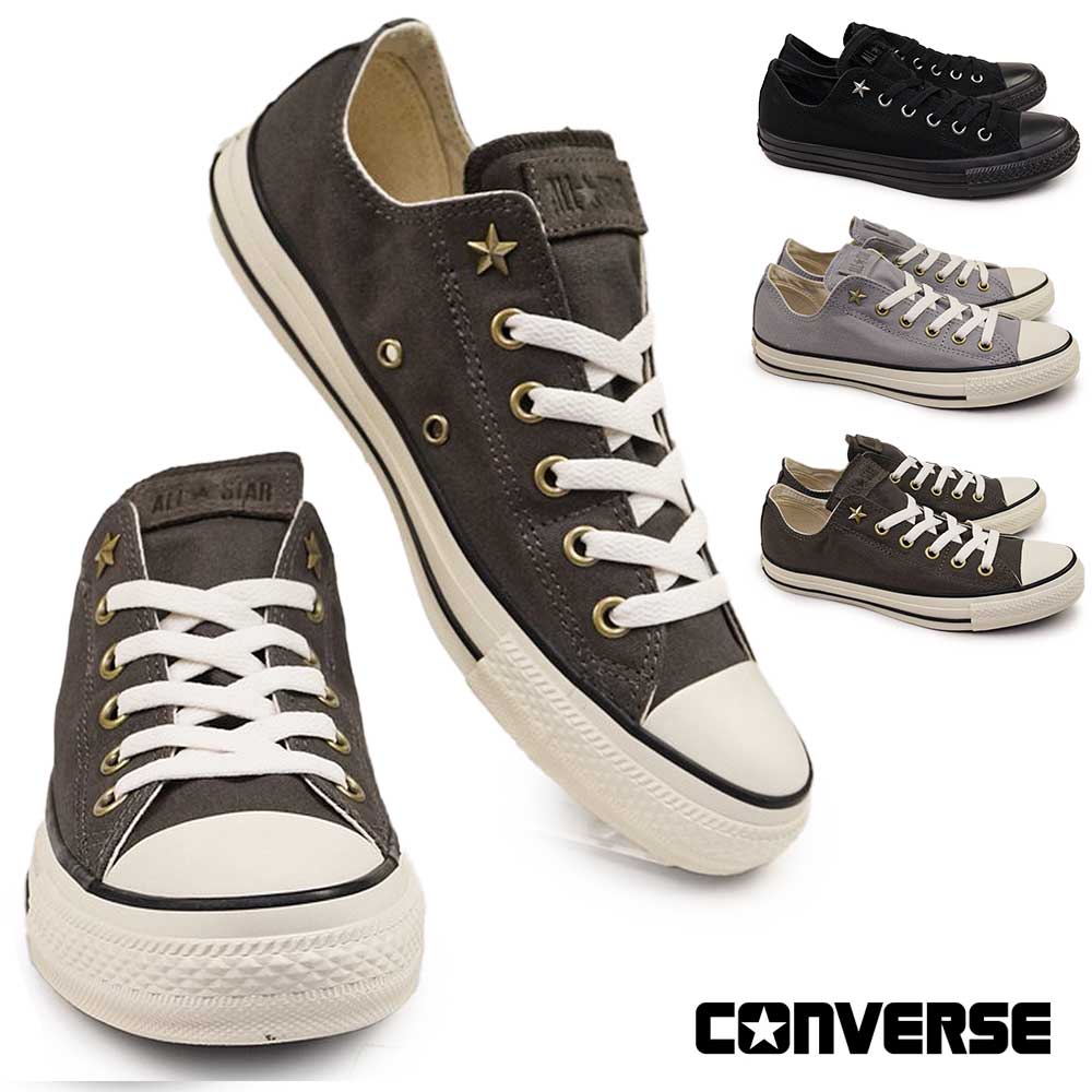 コンバース スリッポン スニーカー オールスター STスリップ オックス メンズ レディース ローカット 2WAY 紐通せる CONVERSE ALL  STAR ST SLIP OX/1SE300（ブラック／ブラック）/22.0cm（USA3）