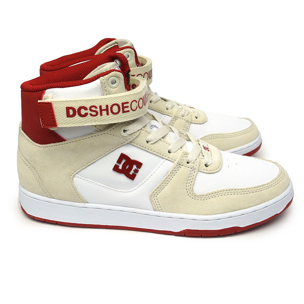 今だけ3Pソックス付】DC メンズ スニーカー PENSFORD DM221036 ハイカット レザー アンクルストラップ スエード DC SHOES  PENSFORD ADYS400038 マイスキップ