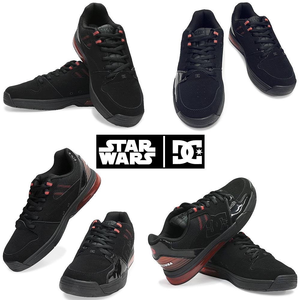 DC スニーカー メンズ DM222104 SW VERSATILE スターウォーズ コラボ ダース ベイダー DC SHOES SW  VERSATILE