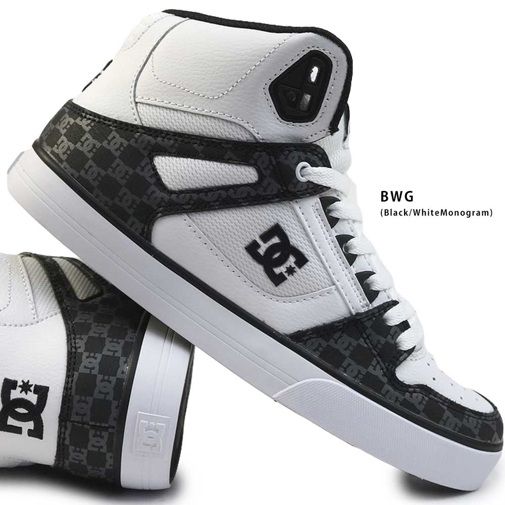 DC スニーカー メンズ ピュア ハイトップ WC DM236013 レディース モノグラム DC SHOES PURE HIGH-TOP WC