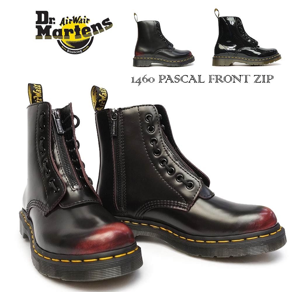 【Dr.Martens】パスカル　FRONT ZIP 8ホールブーツ
