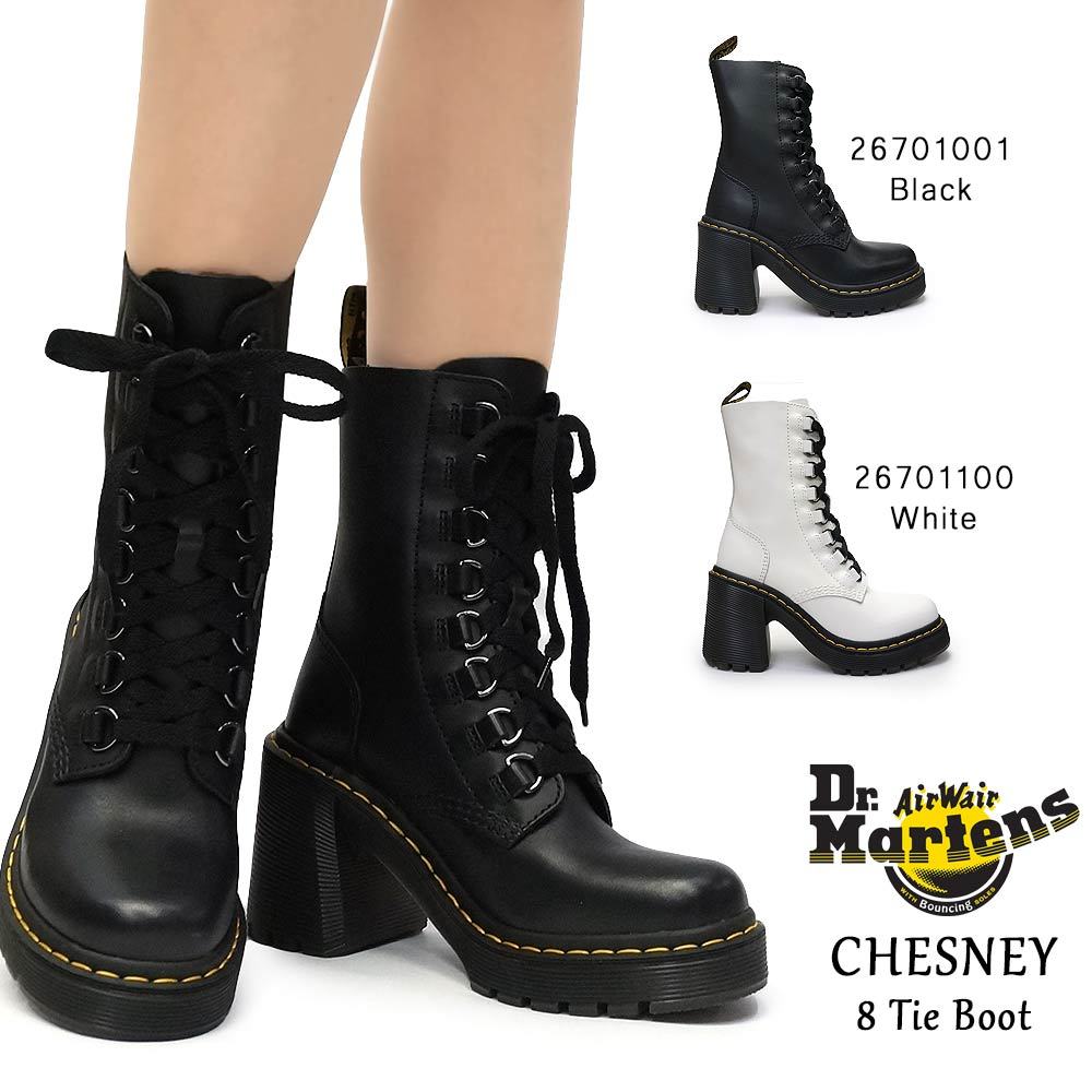 贈り物 タイブーツ 超美品【Dr.Martens】 BLACK CHESNEY eva.gov.co 8