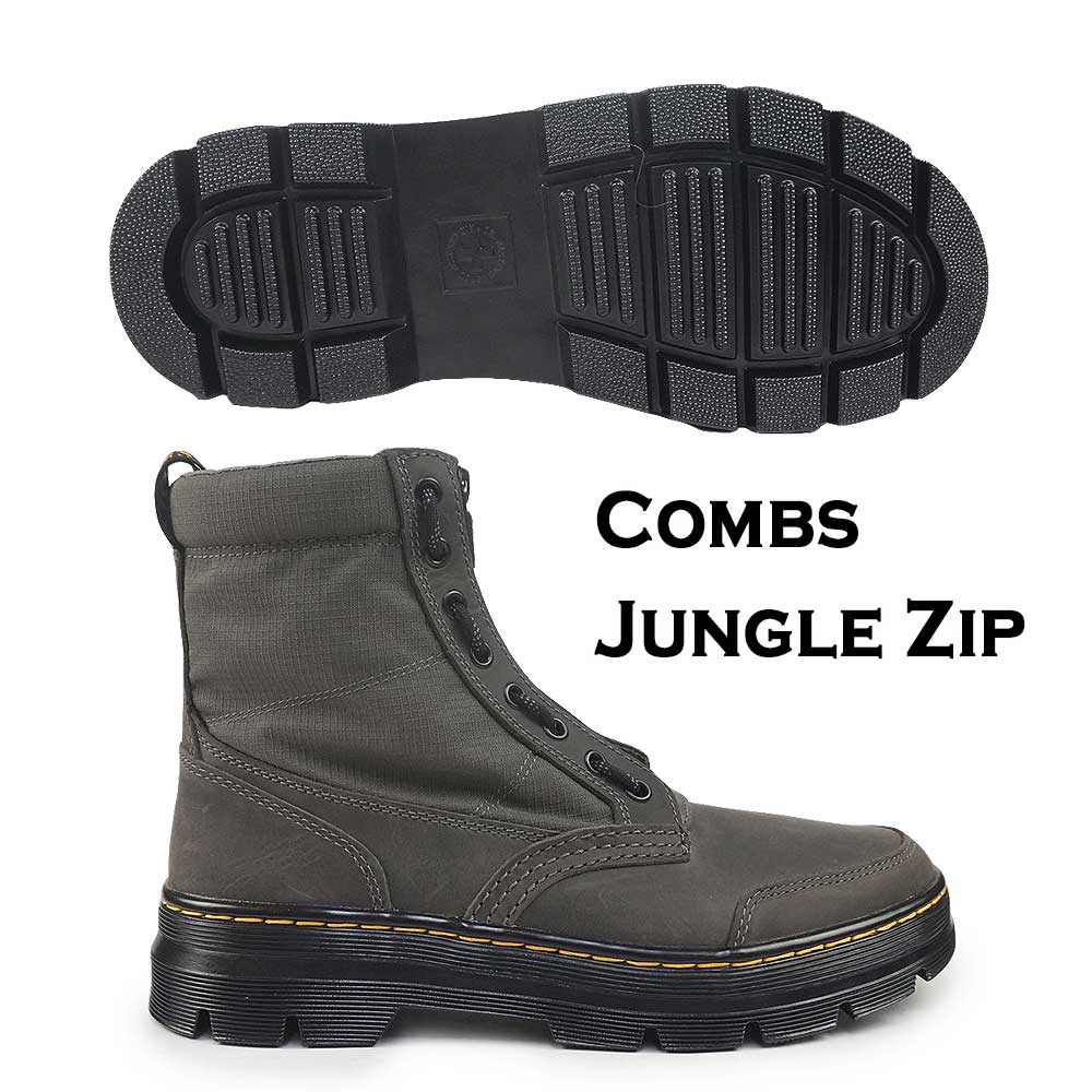 夏物ラストSALE！】ドクターマーチン COMBS JUNGLE ZIP 8ホール