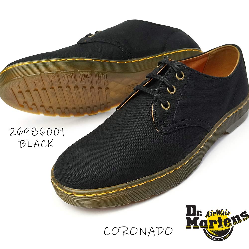 dr martens black cruise coronado shoes