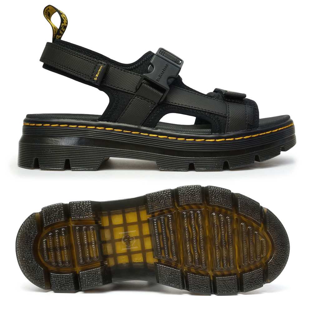 ドクターマーチン サンダル FORSTER フォースター メンズ レディース レザー ベルトストラップ 面ファスナー 正規品 Dr.Martens  TRACT FORSTER SANDAL