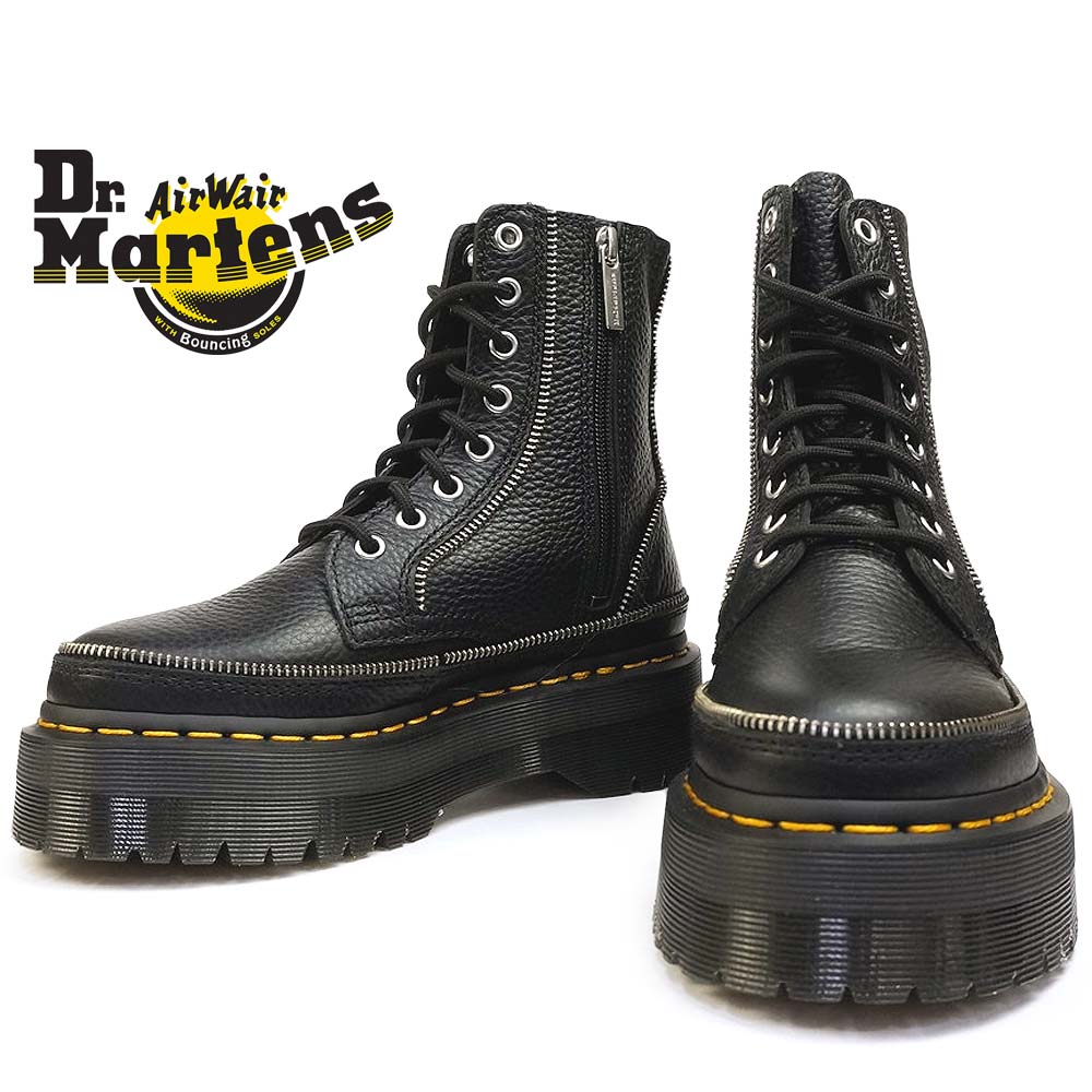 Dr.Martens SINCLAIR UK7 黒 厚底 8ホール JADON魅惑のディテール満載