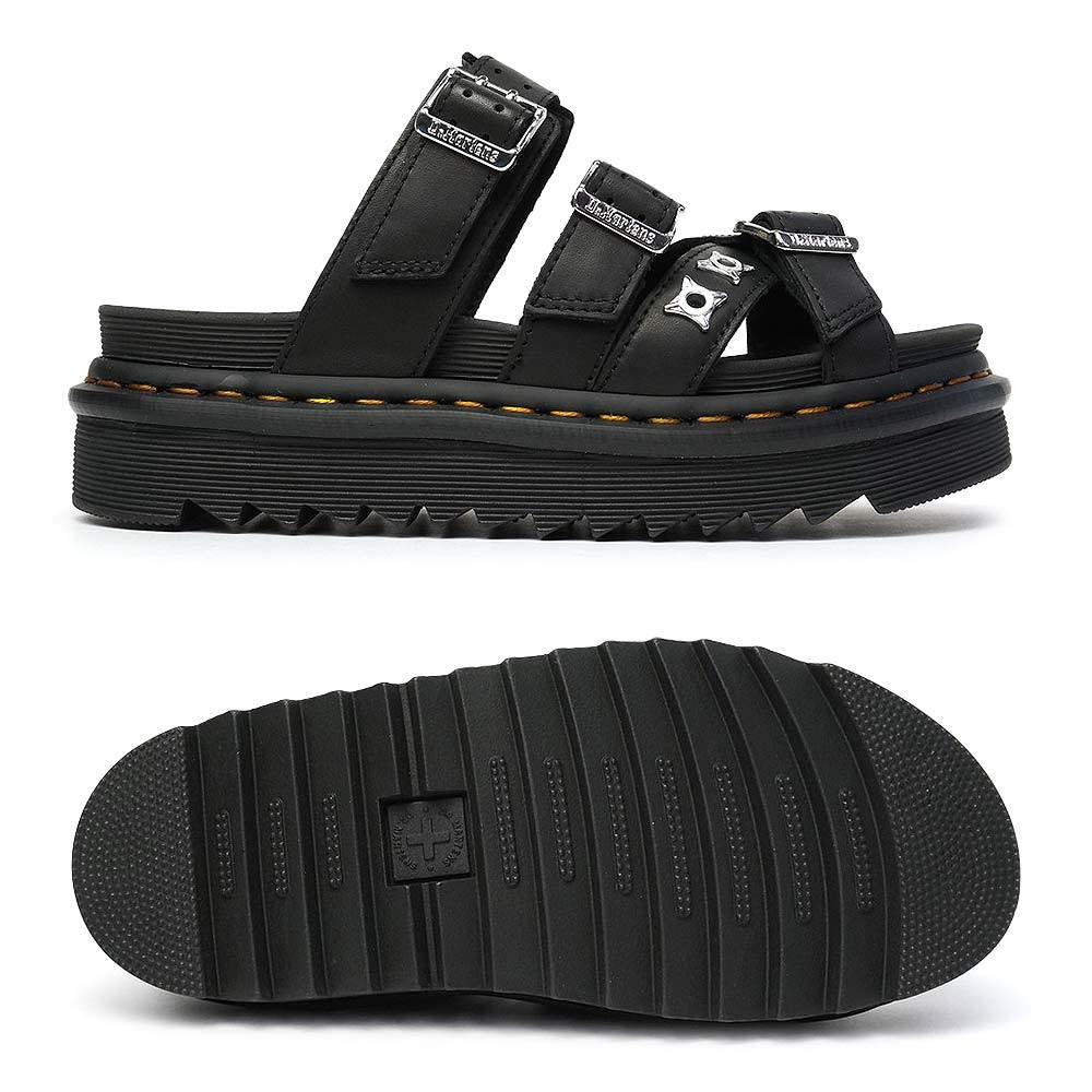 ドクターマーチン サンダル RYKER II HDW ユニセックス レザー メンズ レディース ベルト 厚底 本革 Dr.Martens  ZEBRILUS RIKER 2 HARDWARE SANDAL