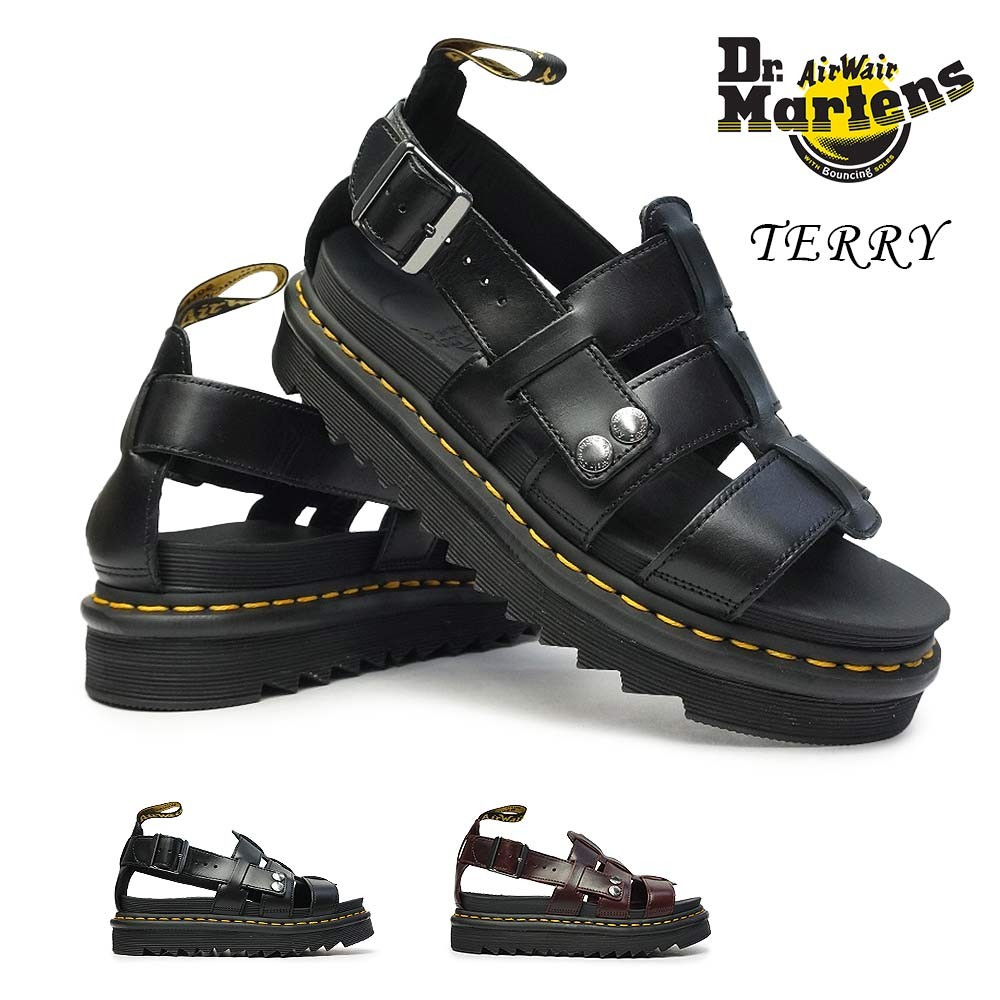 ドクターマーチン サンダル テリー TERRY メンズ レディース レザー 正規品 本革 Dr.Martens ZEBRILUS TERRY