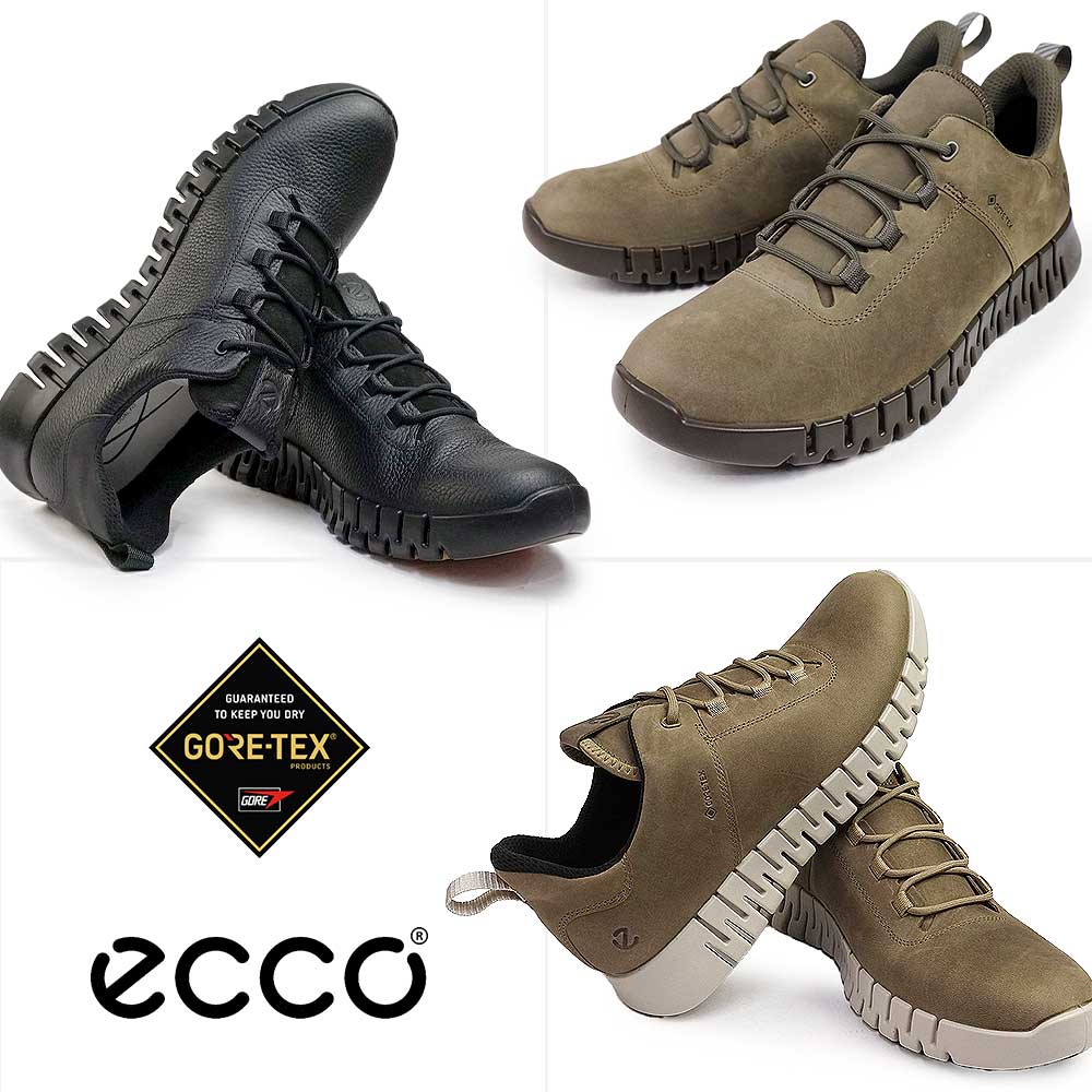 【ecco】購入30000円✳︎日本では希少✳︎防水撥水レザーシューズ ECCO オールブラック SOFT 7 本革 防水スニーカー 軽量 高品質レザー