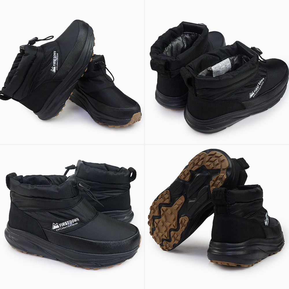 ウィンターセール】ファーストダウン スノーブーツ 防水 メンズ