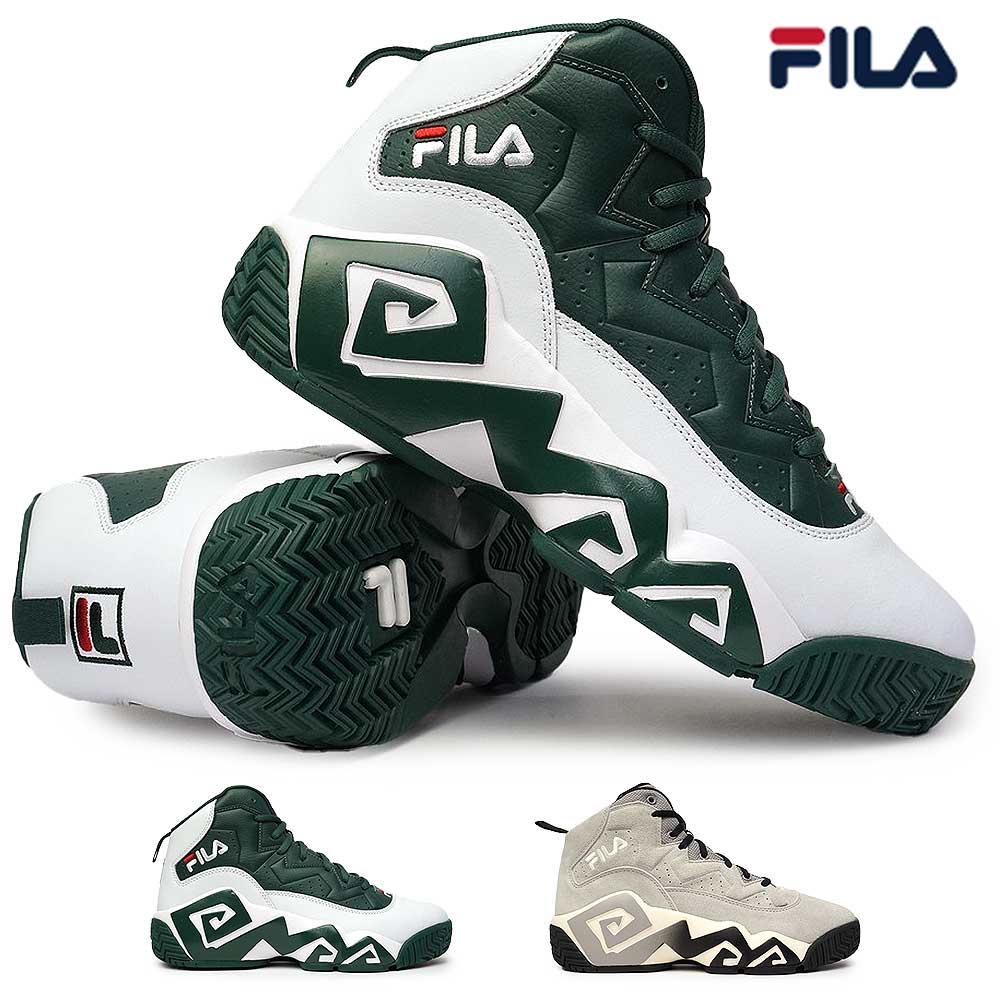 フィラ スニーカー 1BM01863 1BM01864 MB メンズ バスケット ハイカット レトロ NBA グラフィック タトゥー FILA MB