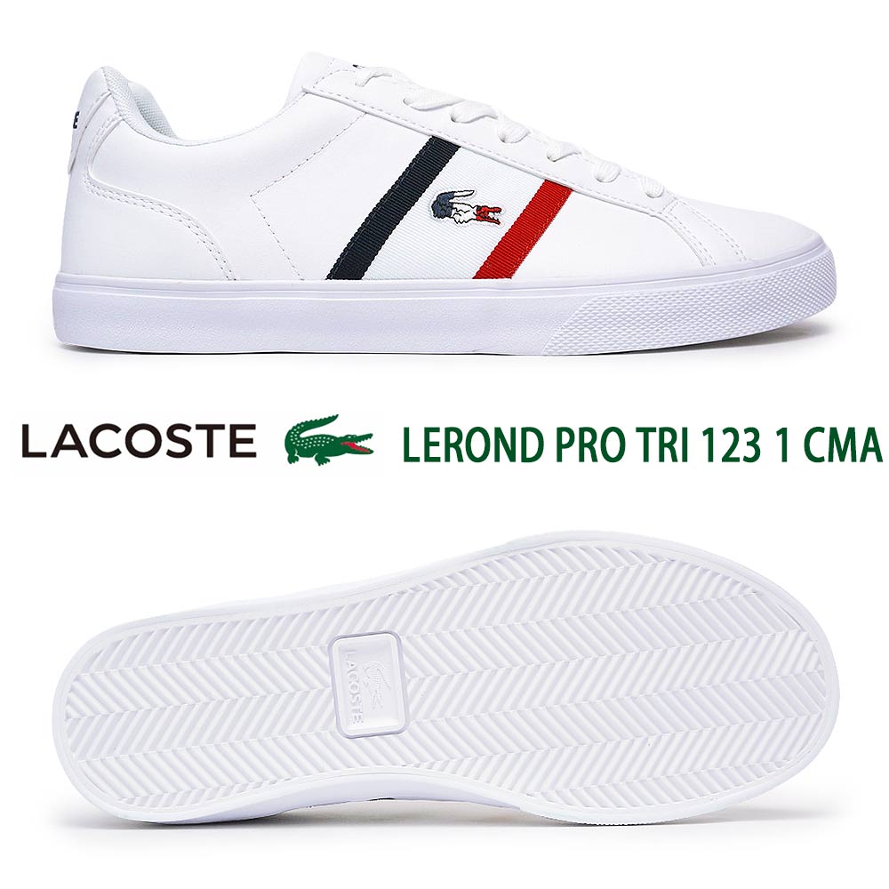 ラコステ スニーカー メンズ レロンド プロ TRI 123 1 CMA 45CMA0055 LACOSTE LEROND PRO TRC 123 1  CMA 407