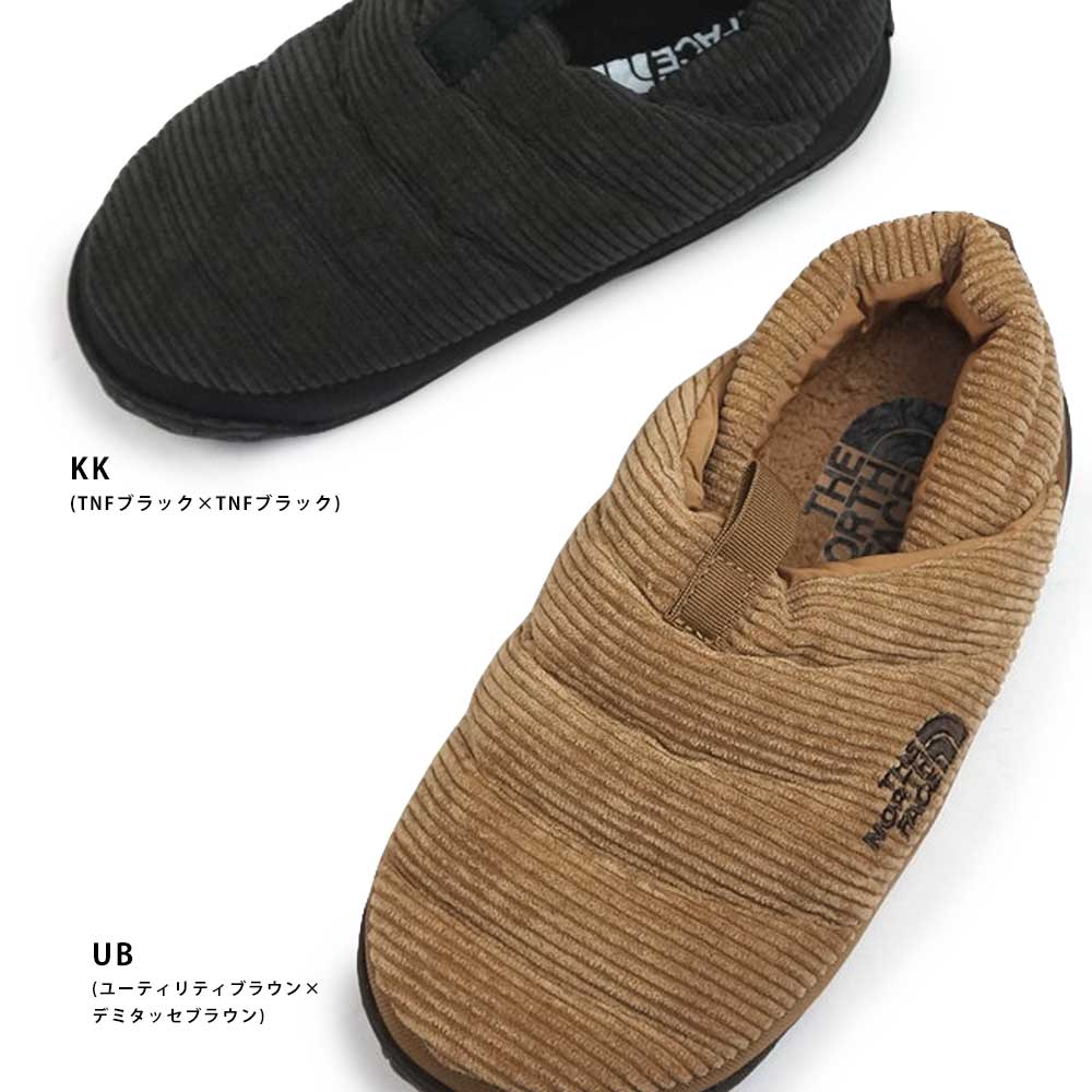 ザ ノースフェイス リラックスシューズ レディース NFW02375 ヌプシ ミュール コーデュロイ THE NORTH FACE W Nuptse  Mule Corduroy