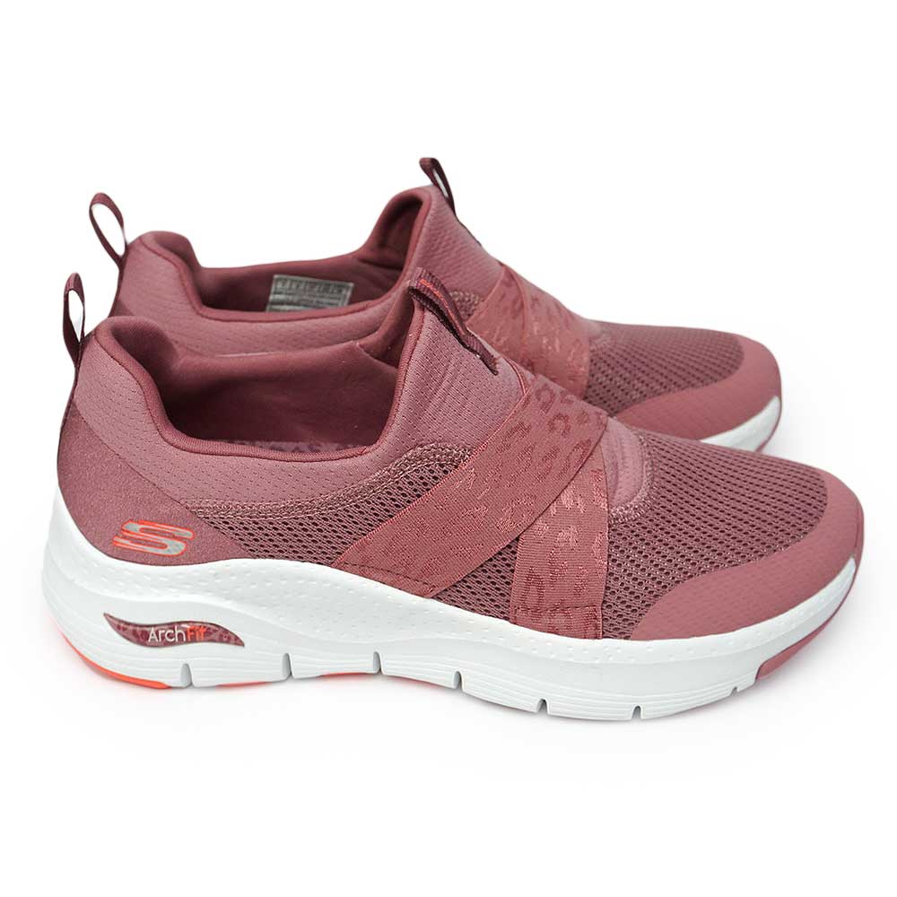 スケッチャーズ レディース スニーカー 149717 アーチフィット スリッポン ローカット 軽量 カジュアル SKECHERS ARCH FIT MODERN  RHYTHM マイスキップ