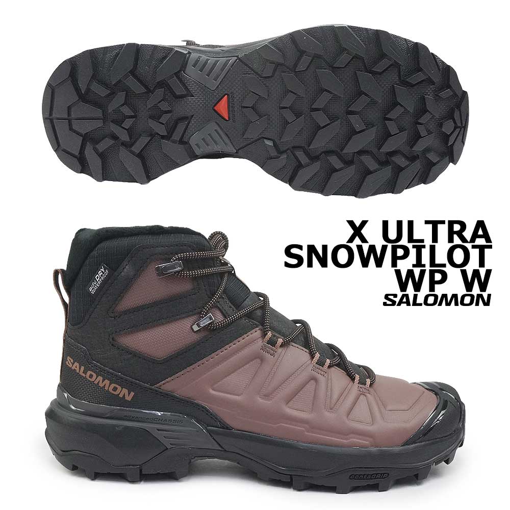 サロモン ブーツ レディース X ULTRA SNOWPILOT WATERPROOF 防水