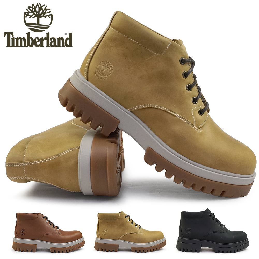 ティンバーランド ブーツ メンズ アーバー ロード レースアップ チャッカブーツ 防水 ウォータープルーフ 本革 Timberland ARBOR  ROAD LACE UP