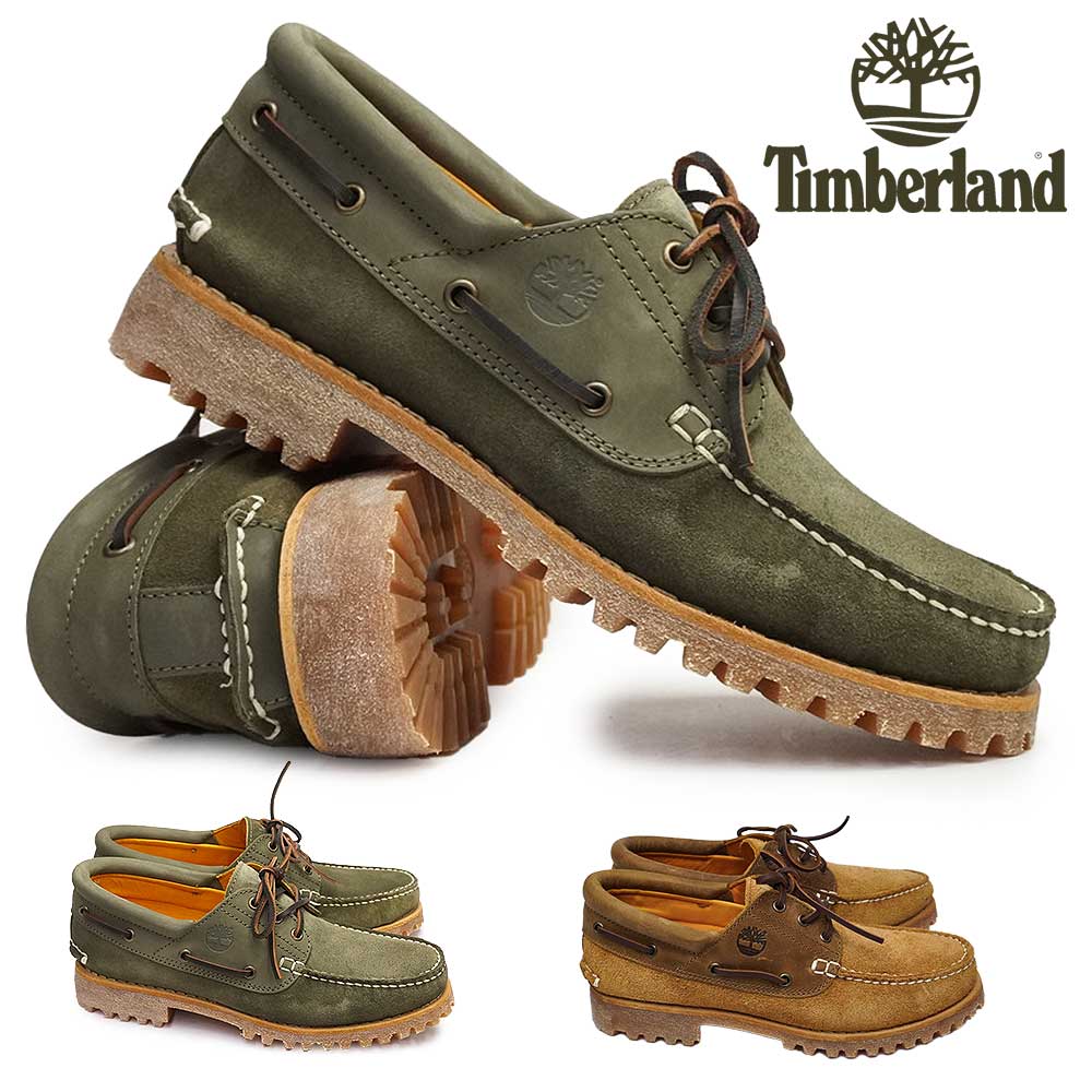 ティンバーランド デッキシューズ メンズ モカシン オーセンティクス スリーアイ クラシック ラグ ヌバックレザー Timberland  AUTHENTICS 3 EYE Classic Lug